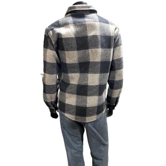 Banana Republic Men's Heritage Shirt Jacket - Blue Plaid, Size S - Picture 3 of 4